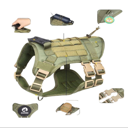 Pet Tactical Chest and Back Harness – Durable and Comfortable for Dogs