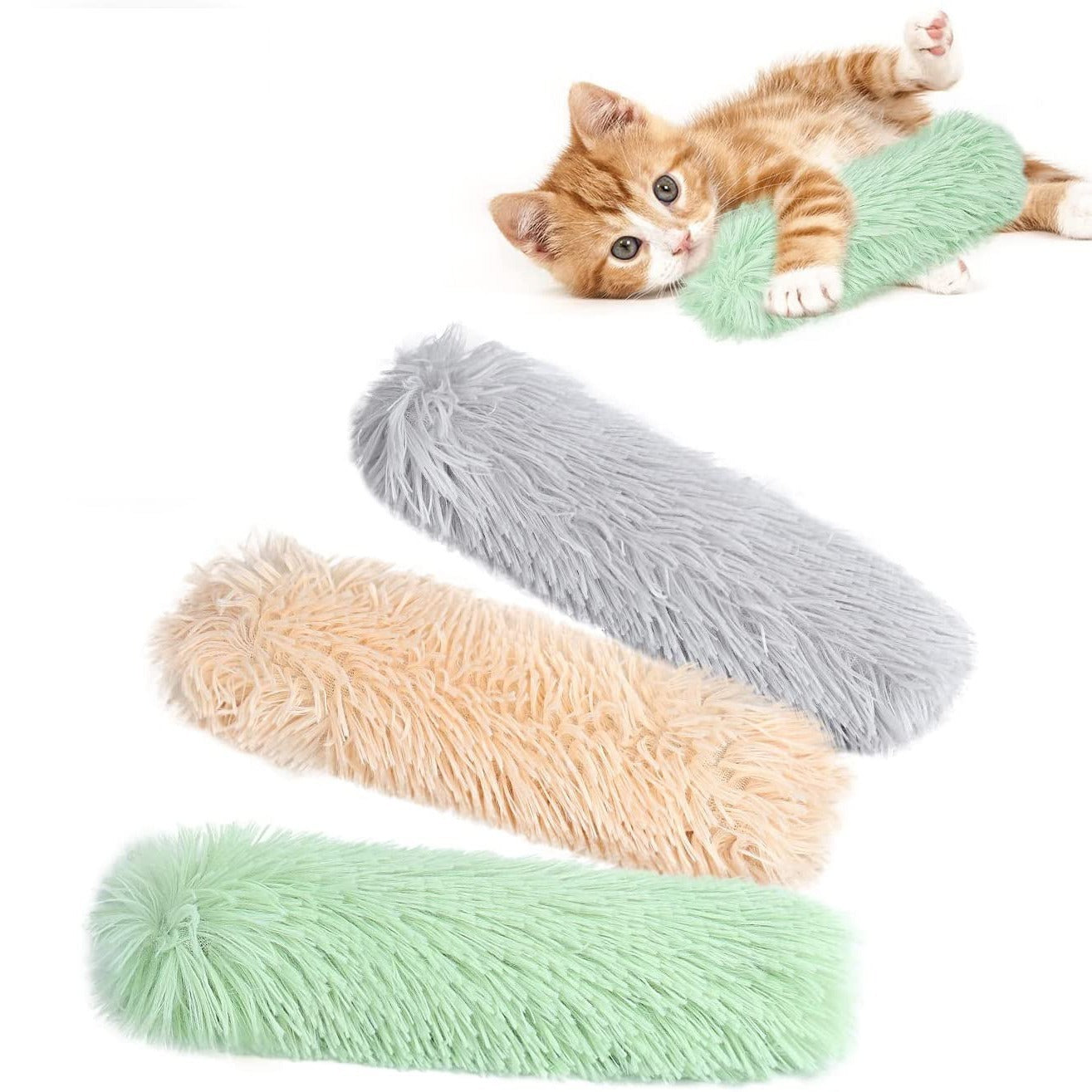 Plush Cat Pillow Toy for Play and Comfort