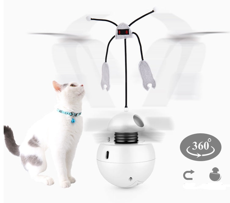 Furry Trio 3-in-1 Robot Tumbler Cat Toy