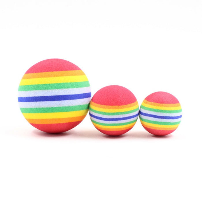 Rainbow Interactive Cat Ball Toy