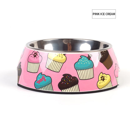 Food grade stainless steel pet dog bowl