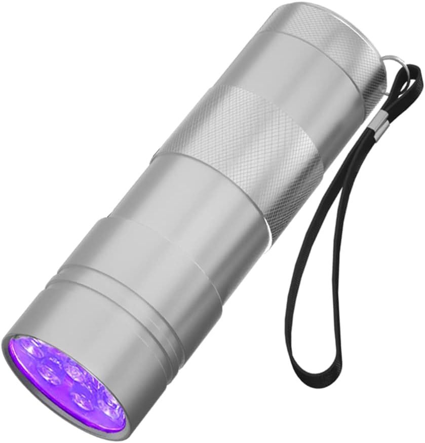 UV Flashlight LED Handheld Blacklight Flashlight Mini Light Torch Detector For Dog Pet Urine Stains Bed Bugs And Scorpions Batteries Not Included