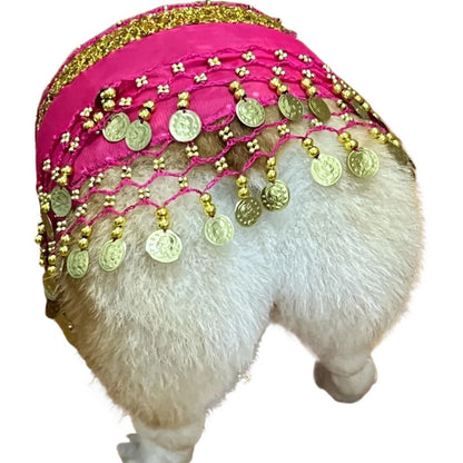 Belly Dance Fart Chain Sequined Waist Chain Enthusiastic Dog Fart Hip Scarf