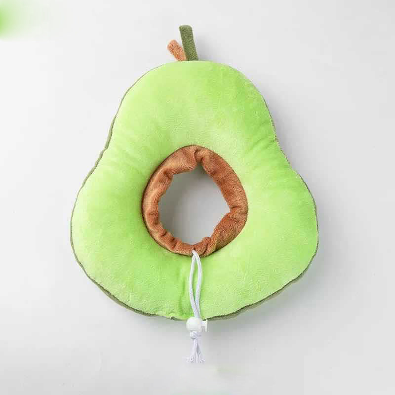 Cute Toast Bread Cat Anti-licking Bib Headgear