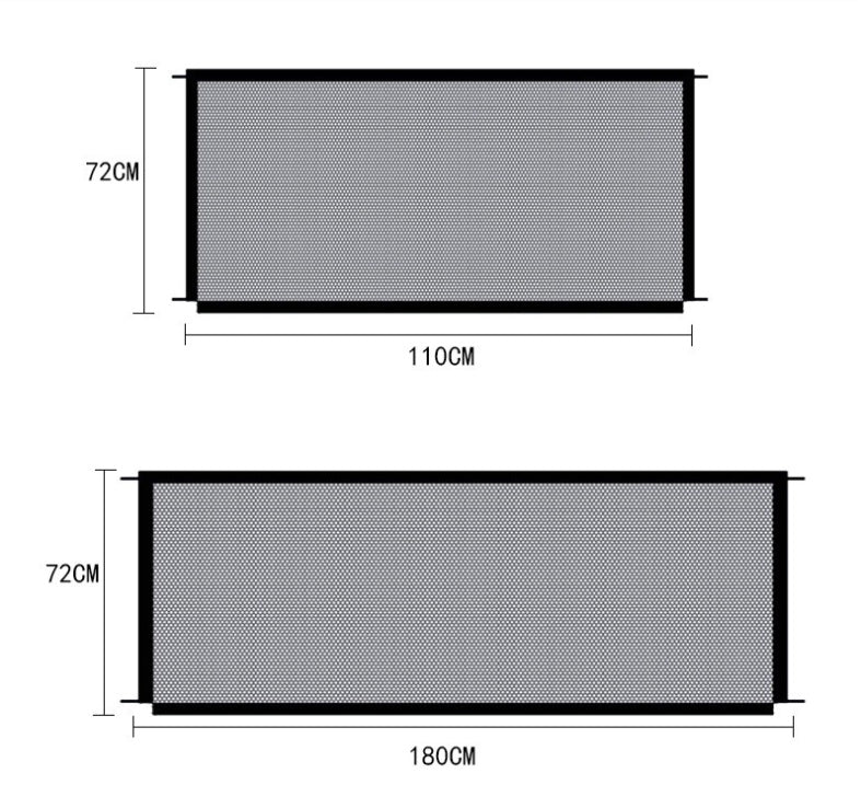 Foldable Nylon Pet Safety Gate