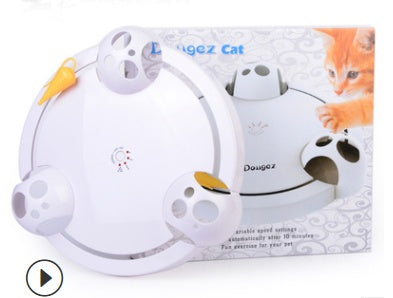 Electrictoy castle rat carousel crazy play diskcatching mouse pet supplies