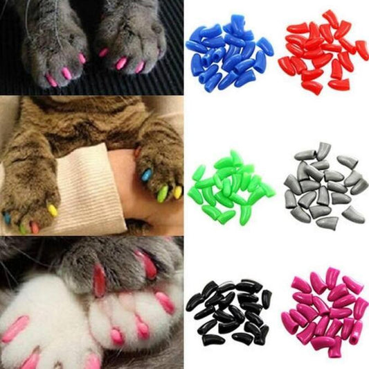 Pet Nail Caps - 20 Pieces