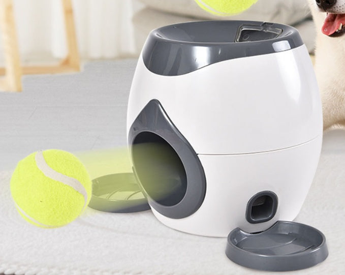 Automatic Dog Training Feeder – Interactive Tennis Ball Reward Machine