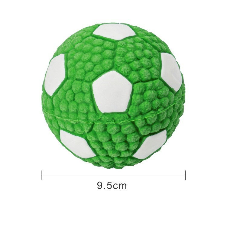 Rugby Tennis Dog Bite Sounding Ball Pet Toy