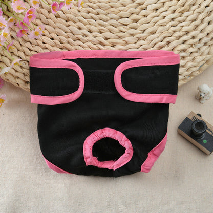 Waterproof Adjustable Dog Physiological Pants – Cute & Comfortable Pet Diapers