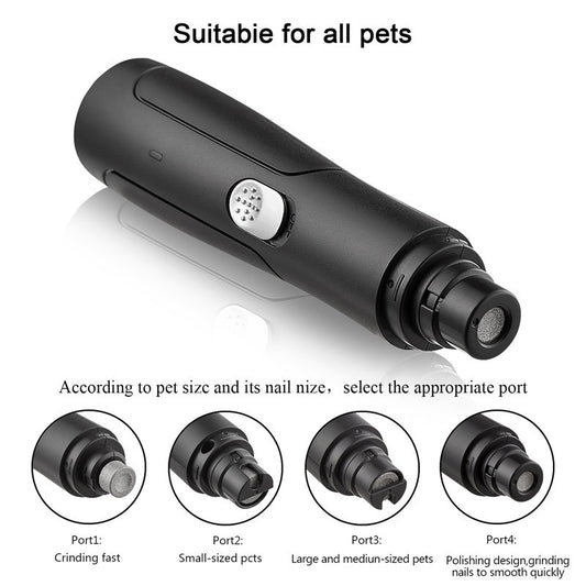 Rechargeable USB Pet Nail Grinder