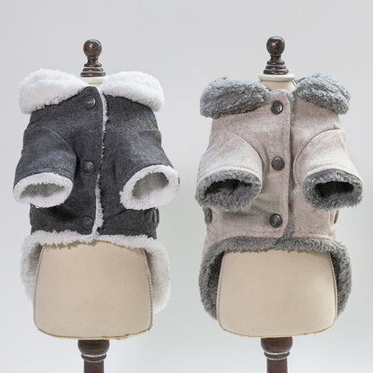 Winter Dog Coat for French Bulldogs Thick Warm Jacket for Small Dogs