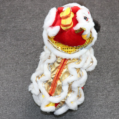 Lion Dance Dog Funny Autumn And Winter Clothes