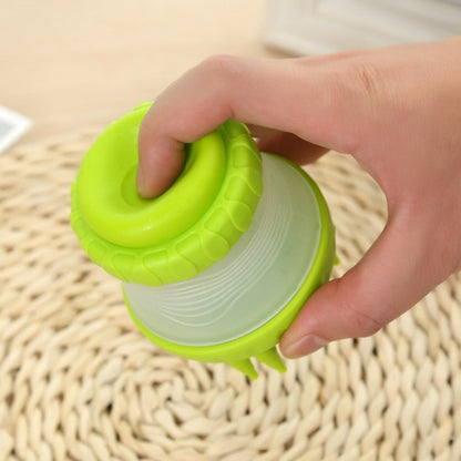 Soft Silicone Pet Bath Brush with Shampoo Dispenser