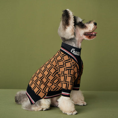 Wool Dog Sweater with High Collar Warm and Cozy Dog Sweater for Winter