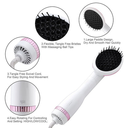 Hair dryer multifunctional straight hair comb