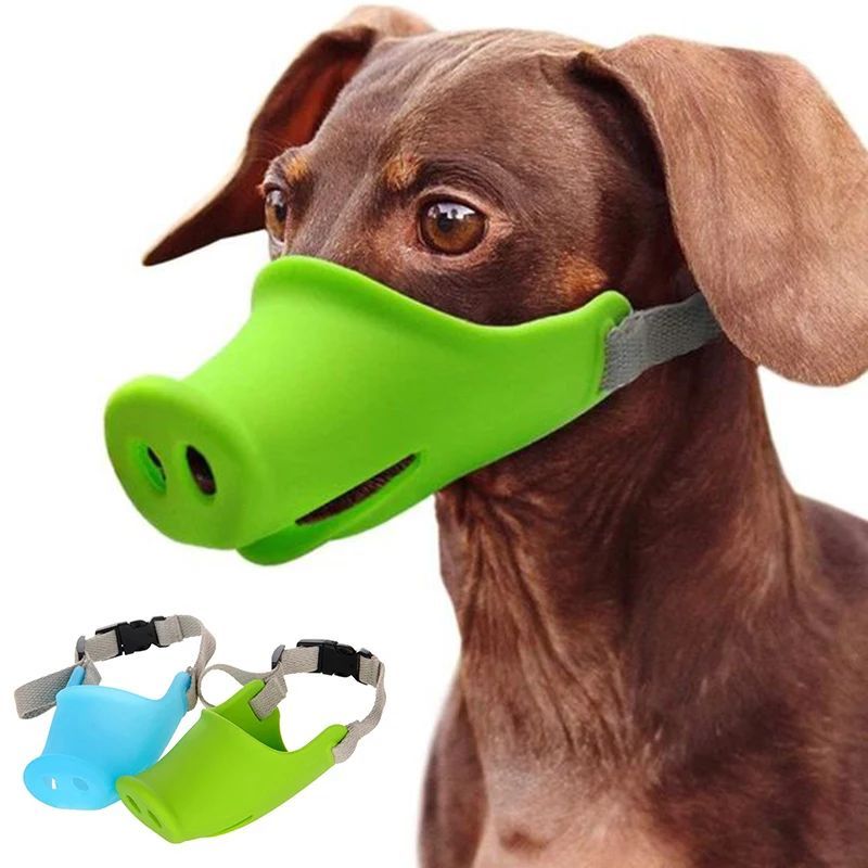 Dog Anti-bite Mouth Cover For Long Mouth Pet Piggy Mouth Cover Anti-bite Pet Training Daily Use Pet Accessories