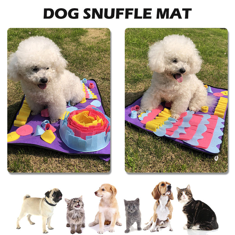 Dog toy sniff pad