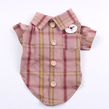 Soft Cotton Pet Shirt Lightweight and Breathable Everyday Wear