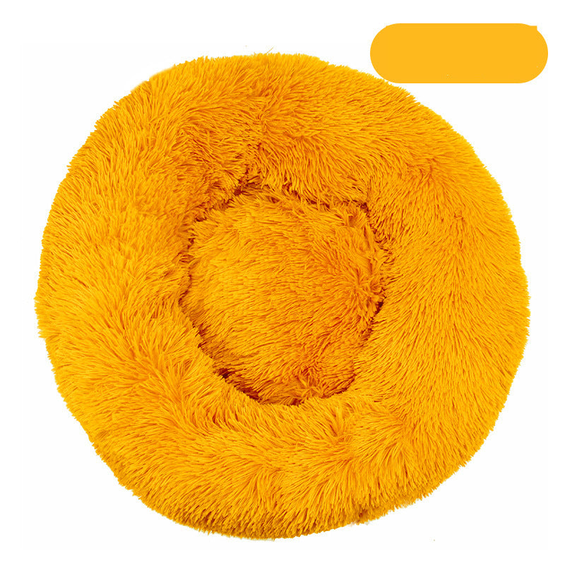 Plush Warm Dog Bed In Winter