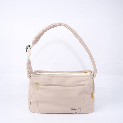 Large Capacity Soft Surface Messenger Bag Puppy Soft And Comfortable Backpack