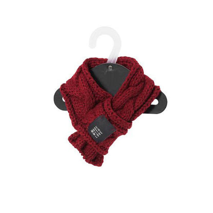 Pet Scarf Warm Wool Scarf for Small Dogs Puppies and Cats Fashionable Accessories