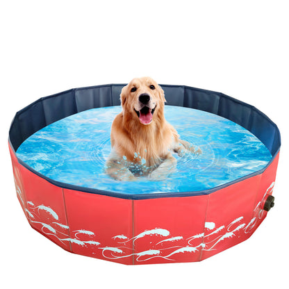 Foldable Dog Pool Portable Bath And Play Tub