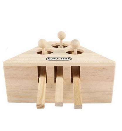 Solid Wood Cat Toy , Hamsters, Kittens, Interactive Toys