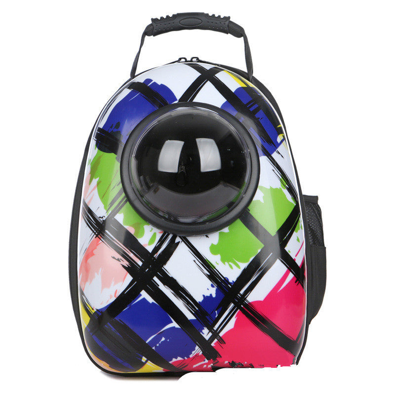 Pet space cat bag chest bag transparent backpack