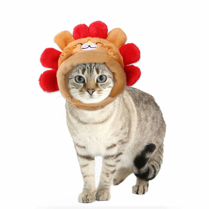 Curly Hair Pet Hat for Cats and Dogs