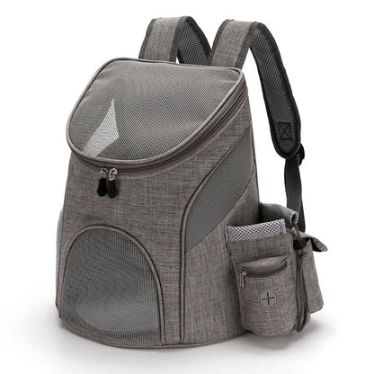 Foldable pet backpack