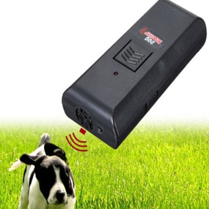 High-Quality Black Pet Dog Ultrasonic Device – Safe & Effective Dog Training Tool