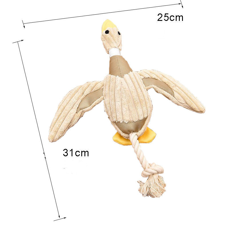 Plush duck pet dog sound toy