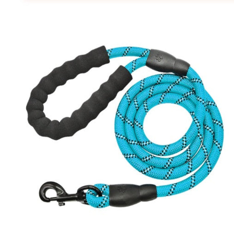 Reflective Dog Leash – Nylon Rope for Walking and Training Dogs