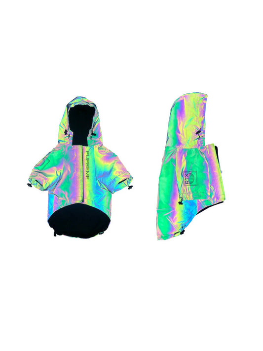 Reflective Waterproof Dog Jacket for Night Walks