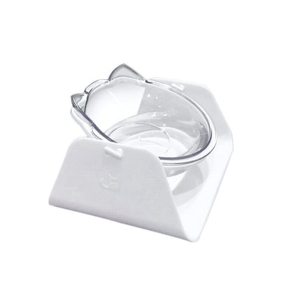 Adjustable pet cat bowl
