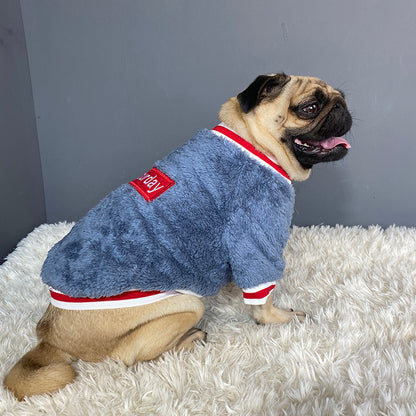 Warm Cotton Dog Sweater for Winter