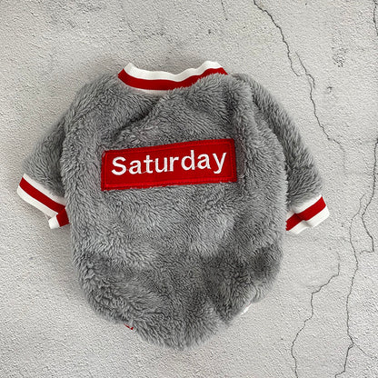 Warm Cotton Dog Sweater for Winter
