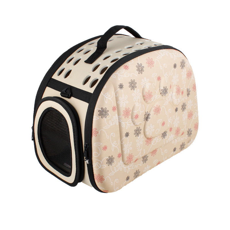 Pet Space Bag Foldable Pet Handbag Out Portable Pet Shoulder Bag Printing