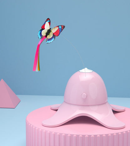 Electric Butterfly Funny Cat Toy Electric Funny Cat Stick Cat Toy