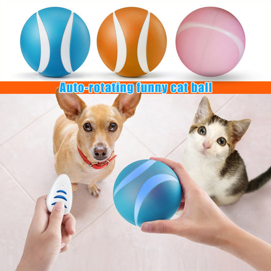 Wireless Smart Pet Toy with LED Lights & Remote Control