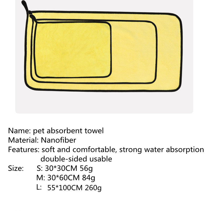 Ultra Absorbent Nano Fiber Pet Towel