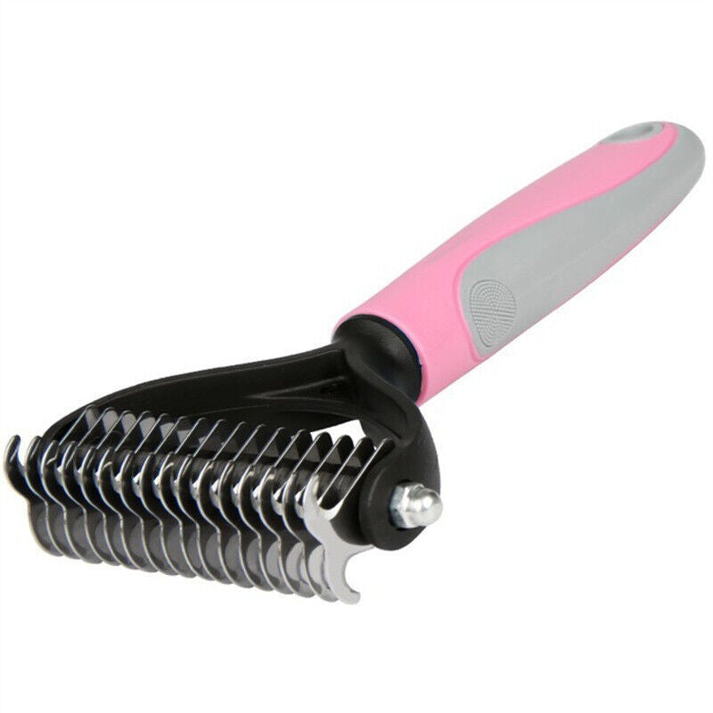 Dual-Sided Pet Dematting Comb