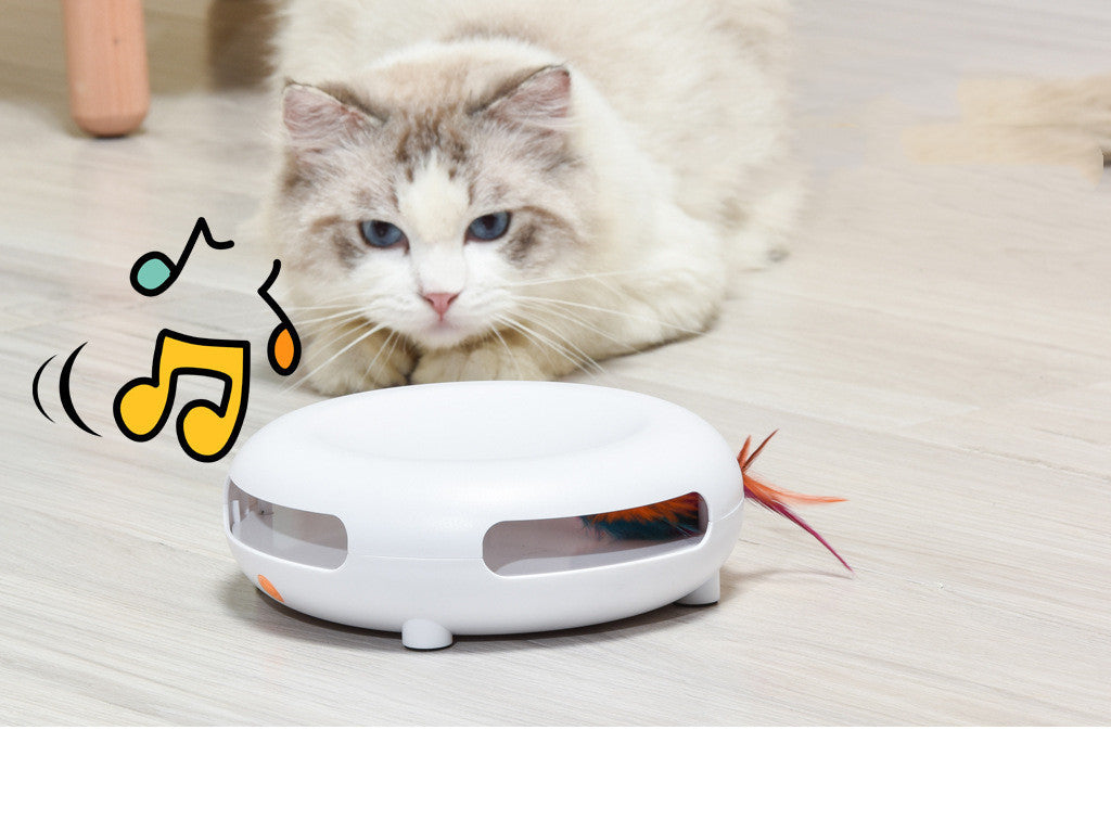 Pet Funny Cat Turntable, Cat Snacks, Food Utensils, Sound Toys