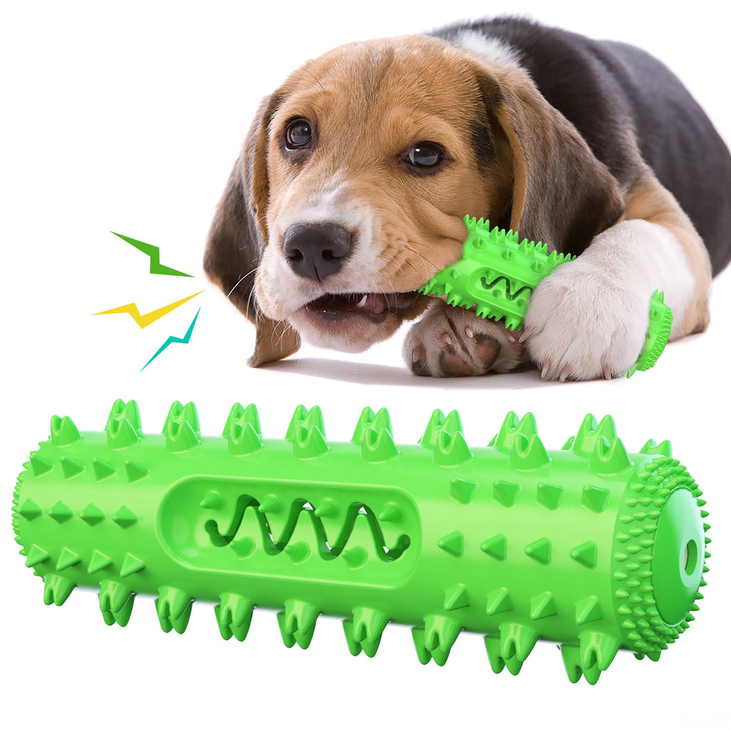 Pet Supplies Vocal Pet Dog Teething Stick Cleaning Dog Toothbrush Vent Chewing Dog Toy