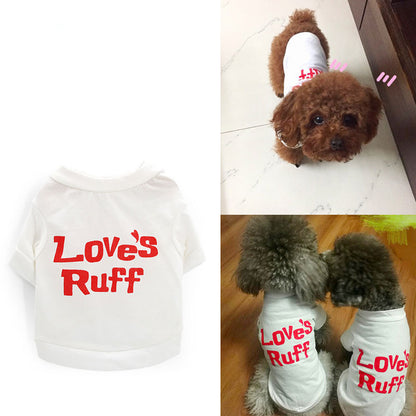 Soft Cotton Pet T-shirt Comfortable and Stylish