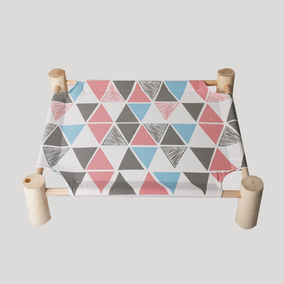 Removable Washable Solid Wood Pet Dog Bed