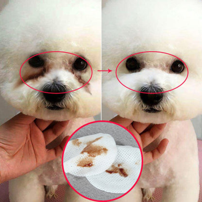 Pet Eye Wipes Gentle Tear Stain Remover