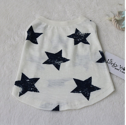 Soft Cotton Pet Clothes Dog Vest Comfortable Dog Clothing for Small Pets