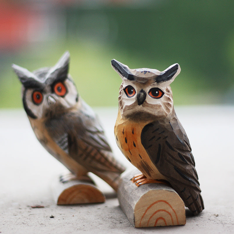 Owl Wood Carving